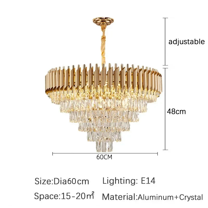 Iron Chandelier Modern Ceiling Light Pendant Lamp