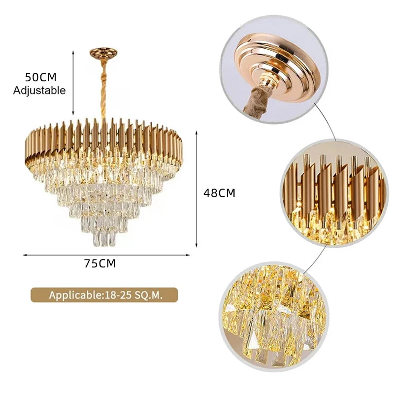 Iron Chandelier Modern Ceiling Light Pendant Lamp