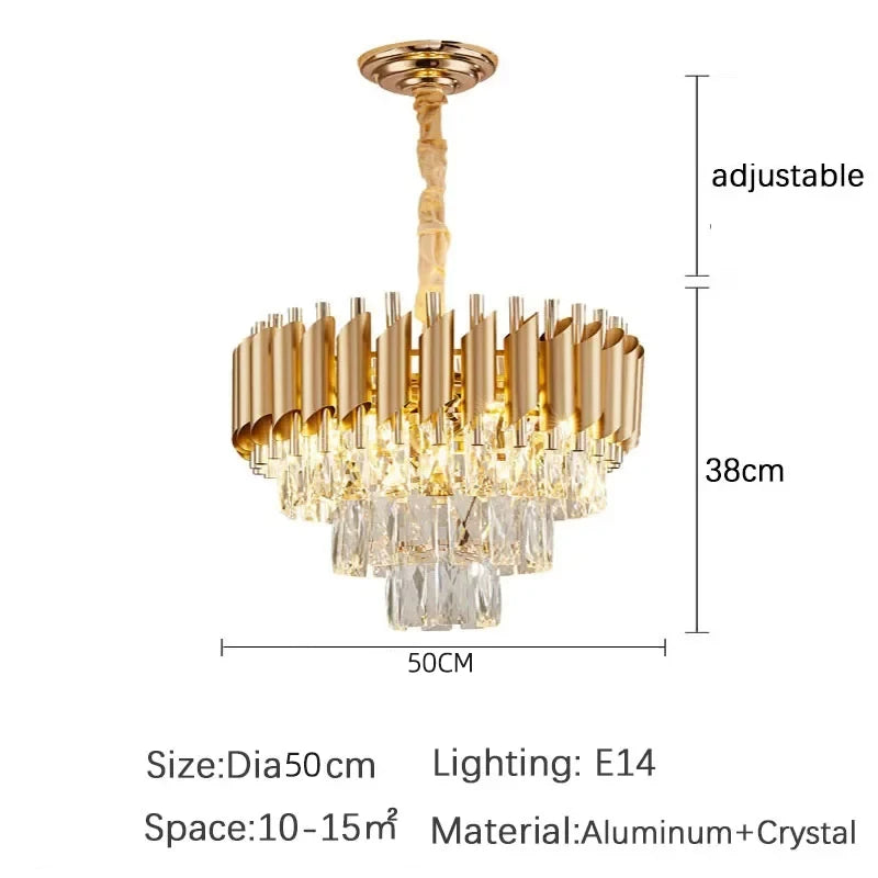 Iron Chandelier Modern Ceiling Light Pendant Lamp