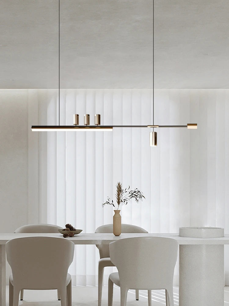 Minimalist Copper Pendant Light for Dining Room