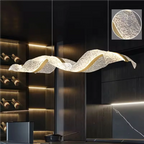 Lámpara colgante LED de onda nórdica para comedor