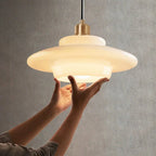 Minimalist Glass Pendant Light for Dining Room