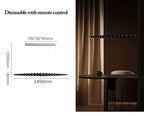Modern Wood Bead Linear LED Pendant Light for Dining Table and Kitchen Island