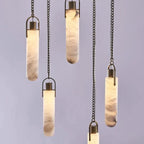 Nordic Marble Alabaster Pendant Light Multi-Drop