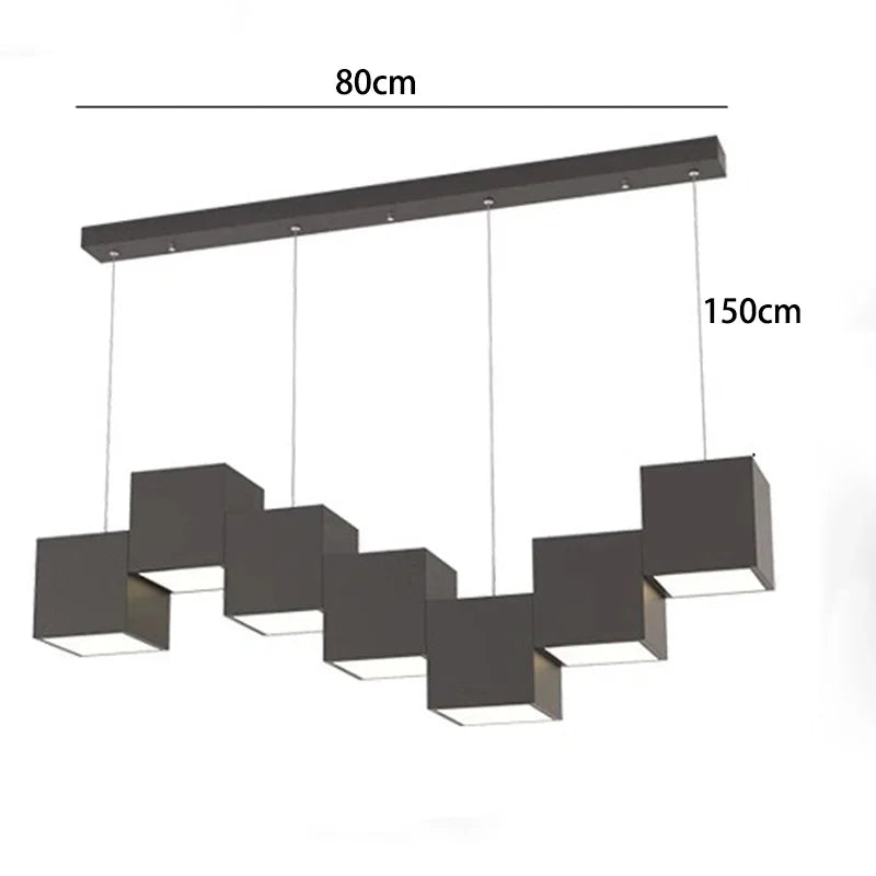 Minimalist Iron Pendant Light for Dining Room