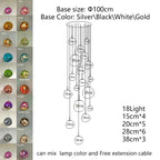 Nordic Glass Pendant Light - Lava Design Hanging Lamp