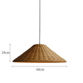 Bohemian Rattan Pendant Light Hand-Woven