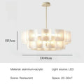 Nordic Fabric Pendant Light with Textured Shade