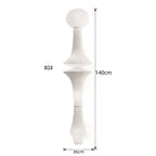 Wabi Sabi Rice Paper Style Totem Pendant Light for Staircase and Living Room