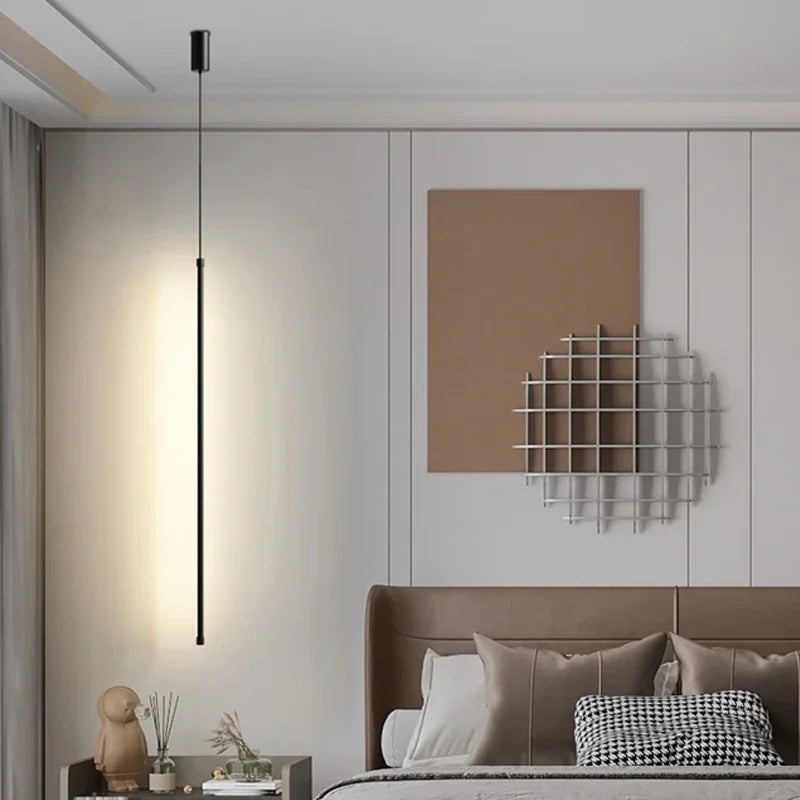 Minimalist Iron Pendant Light for Bedroom