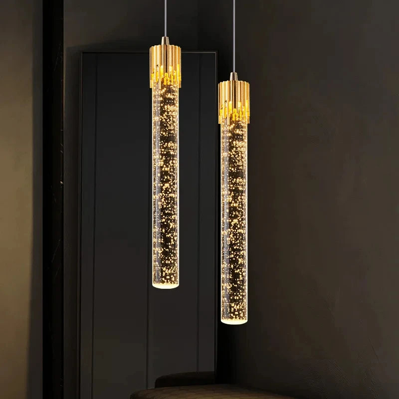 Nordic Crystal Glass Pendant Light for Dining Room