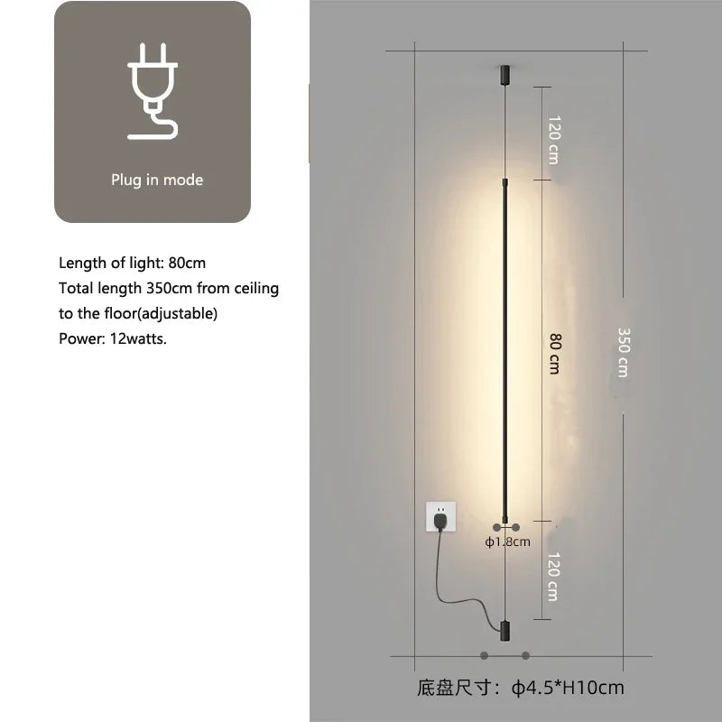 Minimalist Black Iron Pendant Light for Bedroom