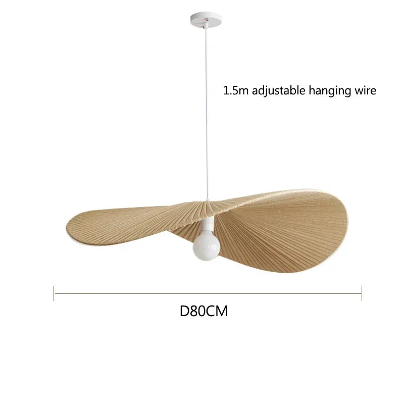 Bohemian Rattan Pendant Light Woven Design