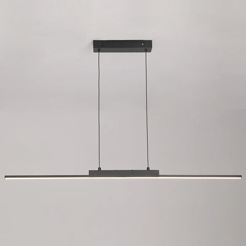 Minimalist Linear Pendant Light for Dining Room