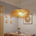 Nordic Rattan Woven Pendant Lamp for Dining Room
