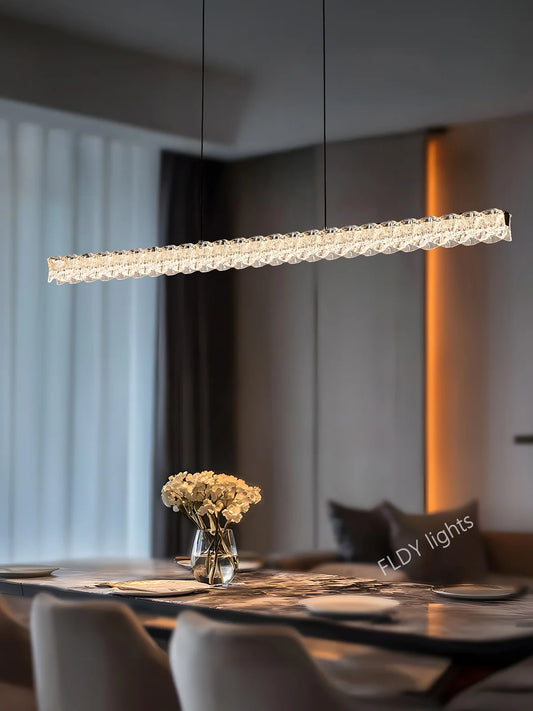 Minimalist Glass Pendant Light for Dining Room
