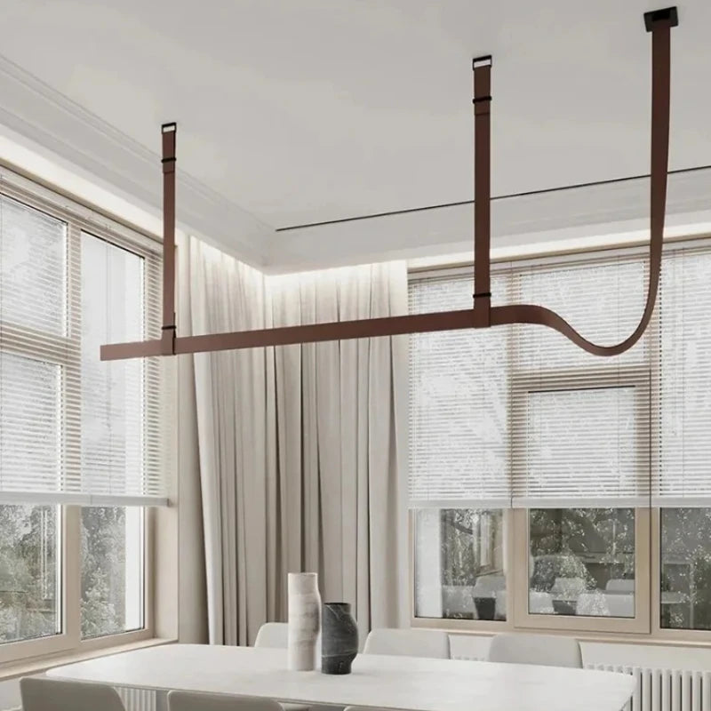 Lámpara colgante minimalista de hierro para comedor