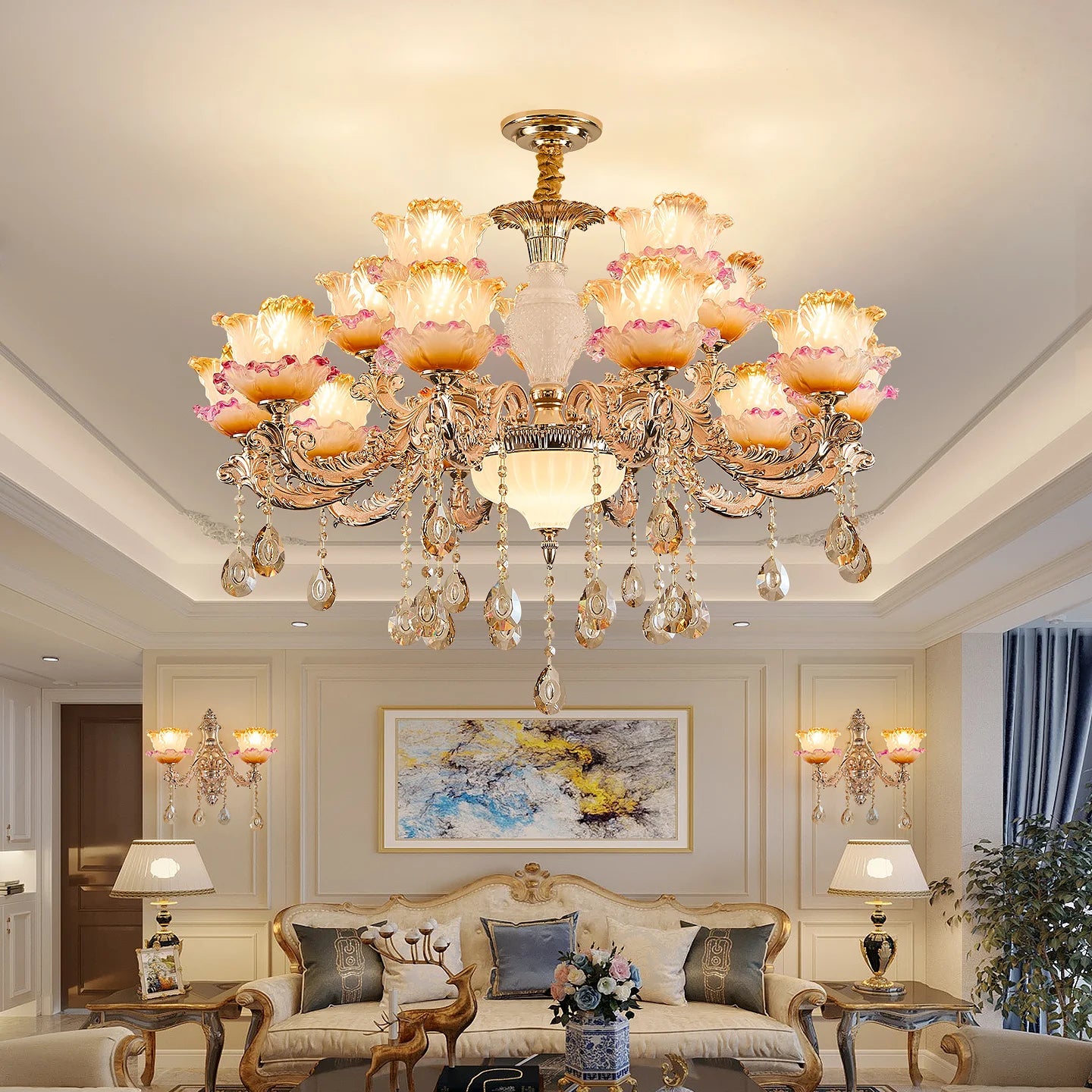 European Crystal Chandelier Luxury Lighting