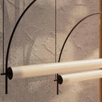 Lámpara Colgante Minimalista de Arco de Hierro para Sala de Estar