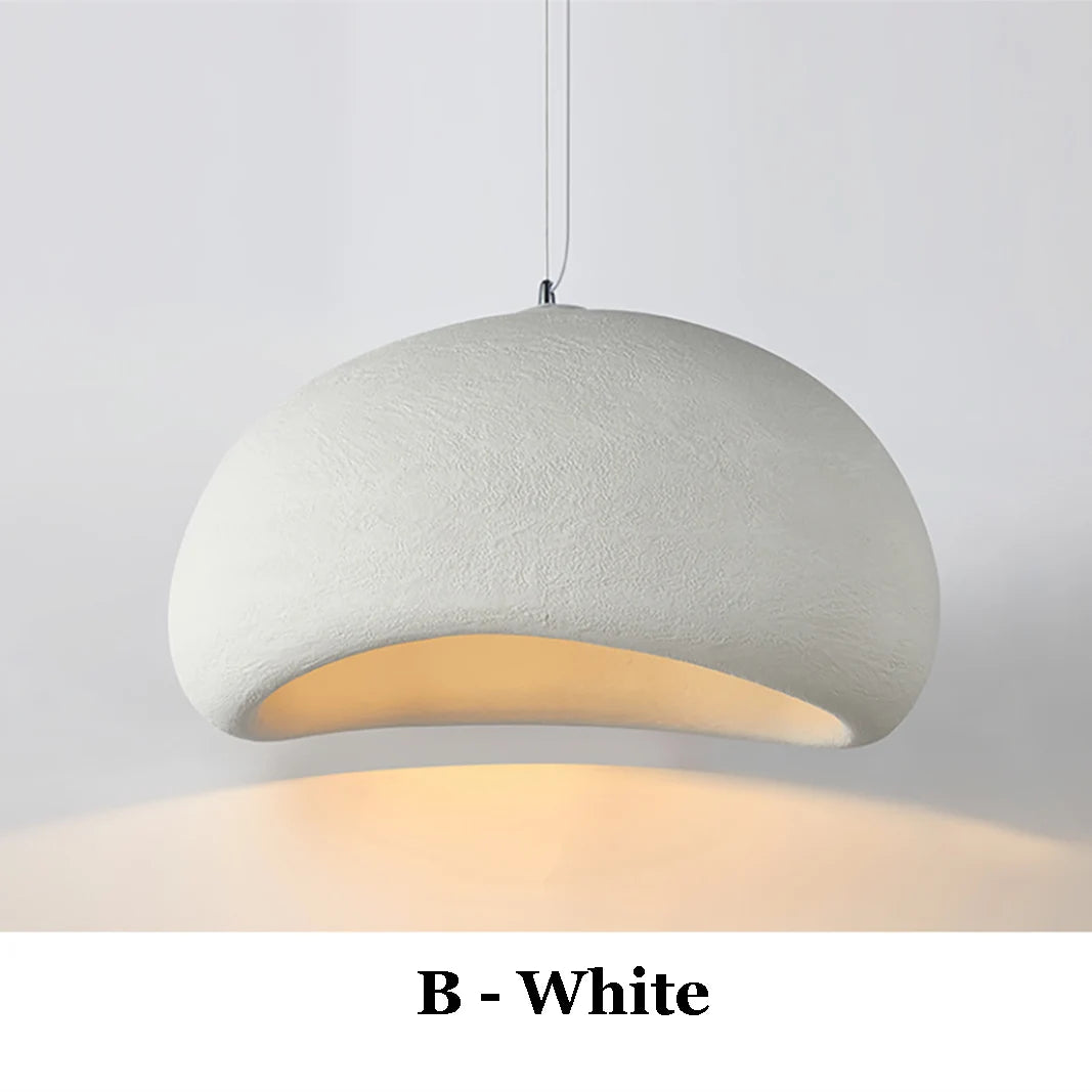 Minimalist White Iron Pendant Light for Dining Room
