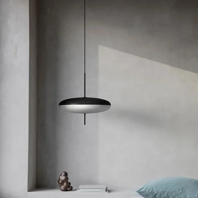 Minimalist LED Pendant Light UFO Flying Saucer Design