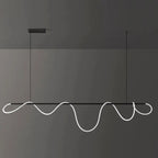 Lámpara colgante LED de neón estilo nórdico para comedor