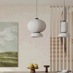 Minimalist Paper Pendant Light Japanese Lantern Design