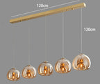 Lámpara Colgante Moderna de Cristal para Comedor