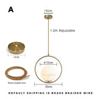 Nordic Minimalist Glass Ball Pendant Light