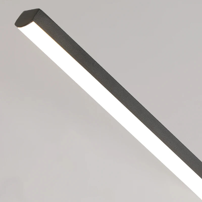 Minimalist Iron Linear Pendant Light for Dining