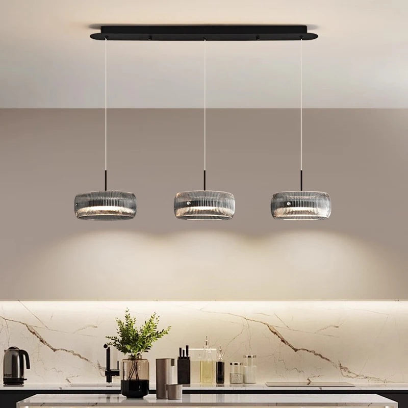 Minimalist Glass Pendant Light for Dining Room