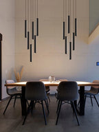 Minimalist Aluminum Pendant Light for Staircase