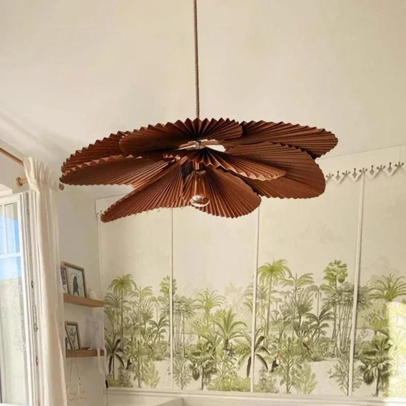 Bohemian Paper Pendant Light - Flower Design