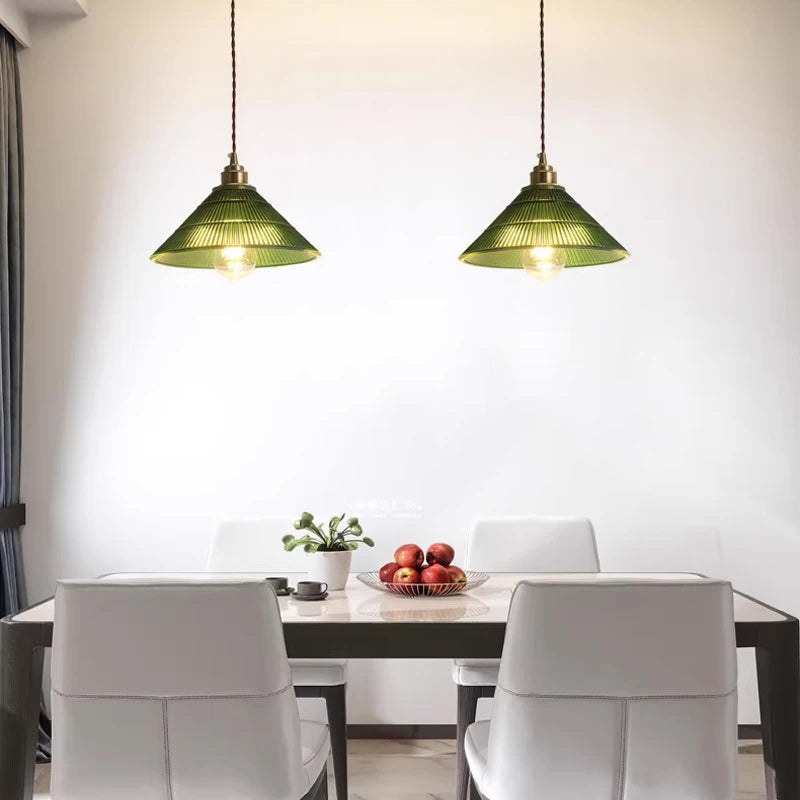 Frosted Glass Pendant Ceiling Light with Iron Finish