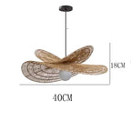 Bohemian Rattan Pendant Light Woven Hanging Lamp