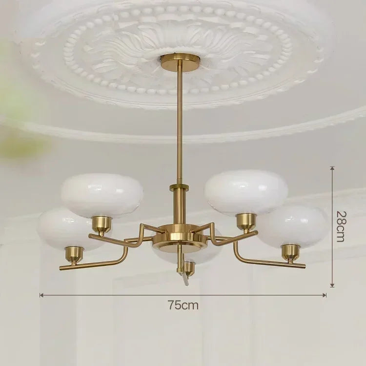 Lámpara Colgante de Cristal con Diseño Artístico Retro, Bola, Utilizada en Dormitorios, Salas de Estudio, Salones, Cocinas y Candelabro de Isla, Colgante Interior