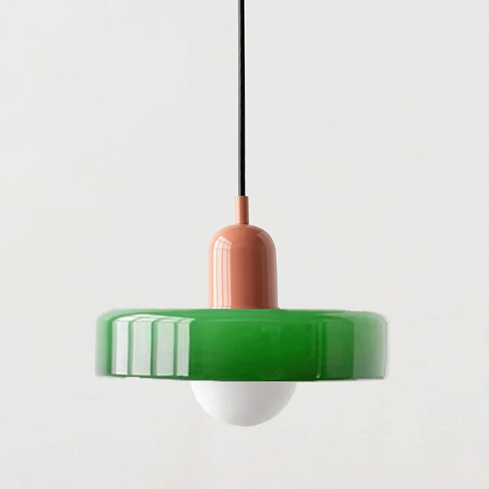 Nordic Retro Glass Pendant Light for Dining Room