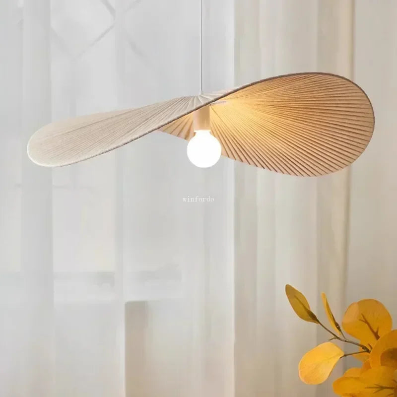 Lámpara Colgante Bohemio de Ratán Diseño Trenzado