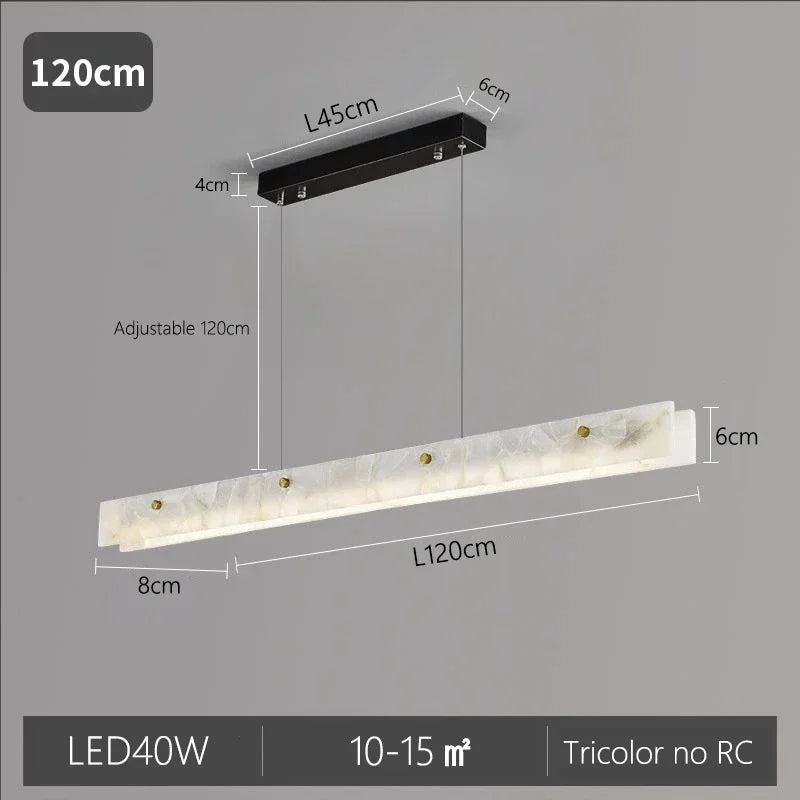 Minimalist Marble Pendant Light for Dining Room