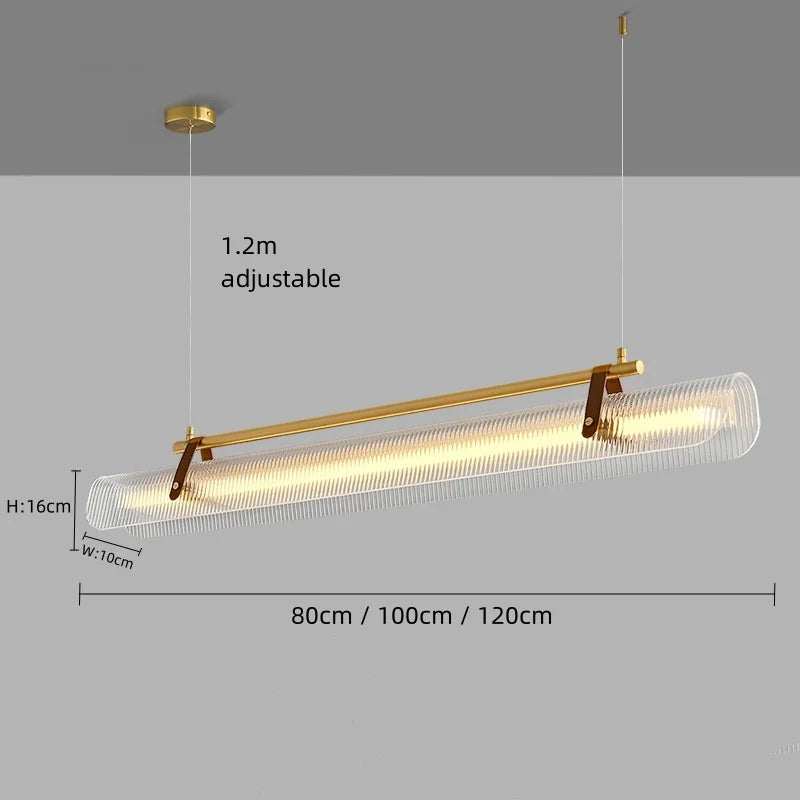 Nordic Minimalist Acrylic Pendant Light for Dining