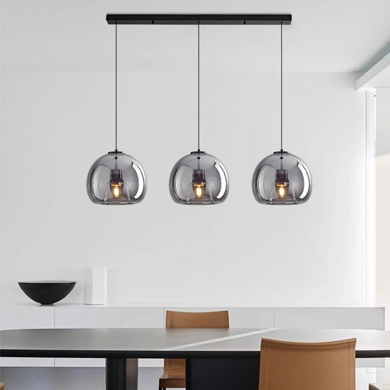 Lámpara Colgante Moderna de Cristal para Comedor