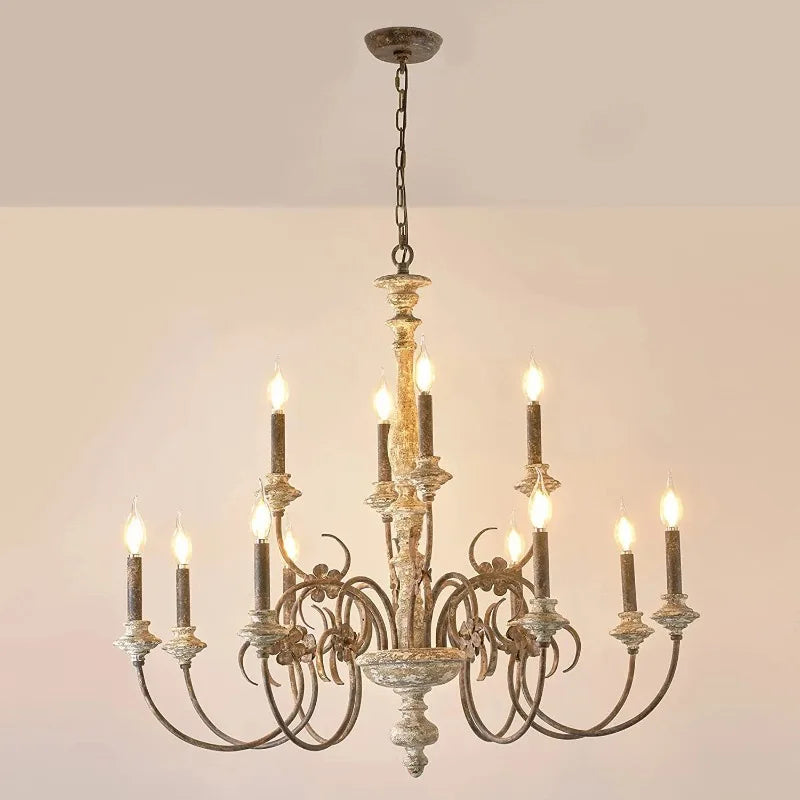 Nordic Wooden Chandelier Pendant Light