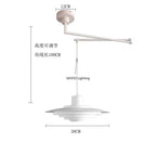 Minimalist Iron Pendant Light with Chrome Accent