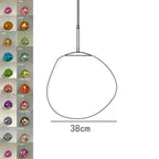 Nordic Glass Pendant Light - Lava Design Hanging Lamp