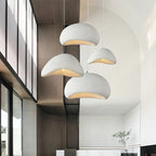 Minimalist White Iron Pendant Light for Dining Room