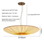 Nordic Fabric Pendant Light for Living Room