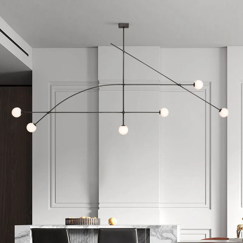 Lámpara Colgante Minimalista de Hierro para Comedor