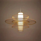 Bohemian Rattan Pendant Light for Bedroom