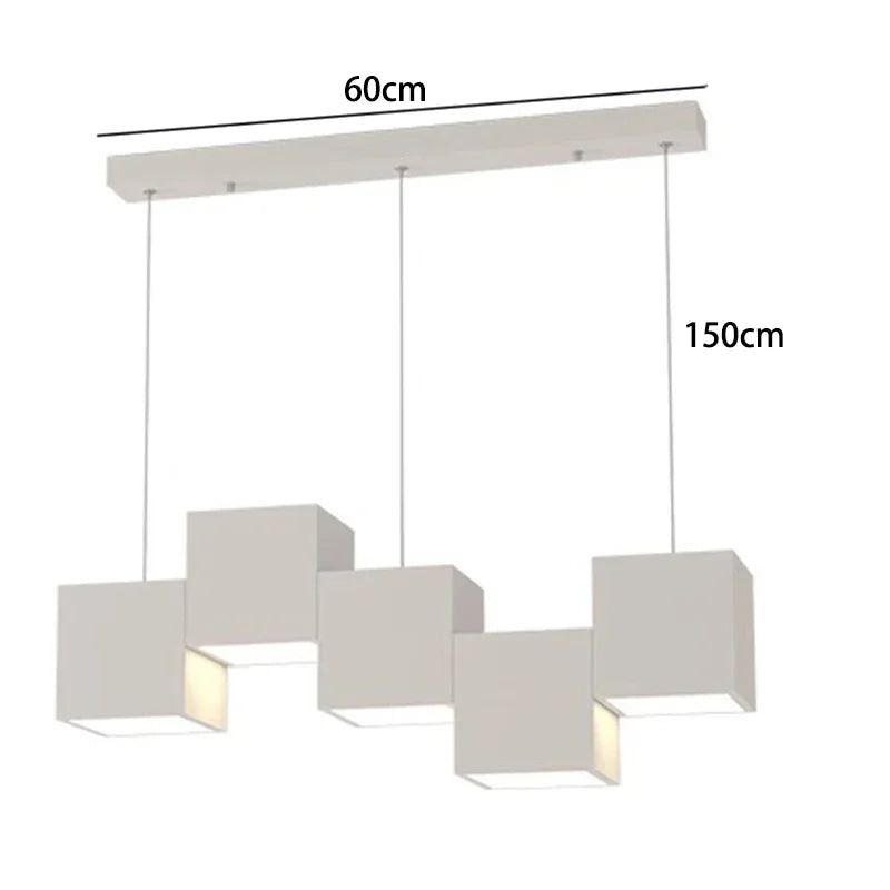 Minimalist Iron Pendant Light for Dining Room