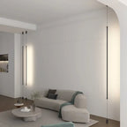 Lámpara colgante minimalista de hierro negro para dormitorio